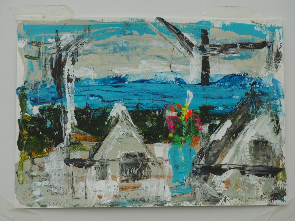 Samphire by Alex Loveless (2018) - acrylic on A3 watercolour paper