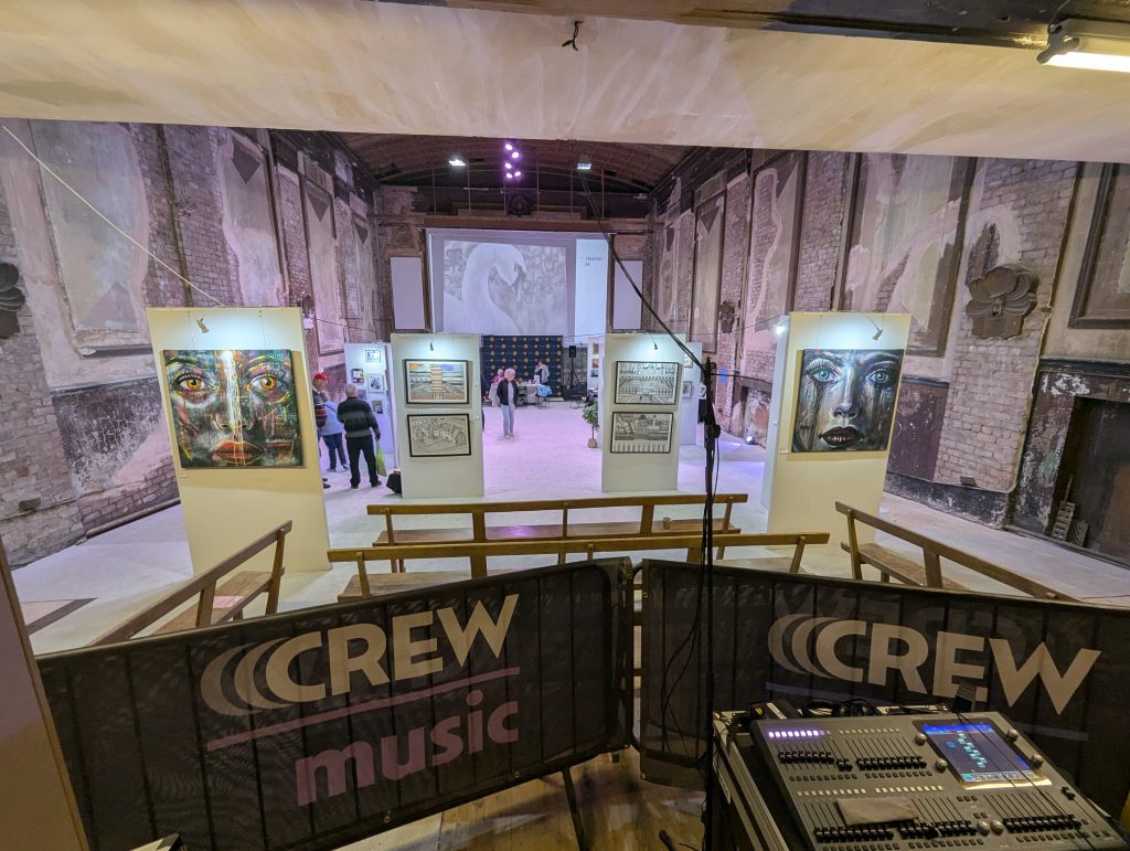 Photograph from the Art at the Picturehouse CREW Arts Community Exhibition in May 2026.